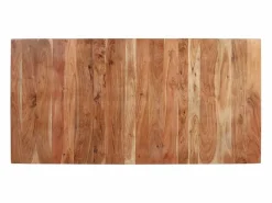 Online Mesa de comedor de madera maciza de acacia 160x80x76 cm Mesa De Comedor