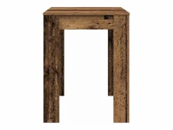 Clicnbuy Mesa de comedor de madera contrachapada madera vieja
