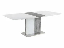 New Mesa de comedor extensible 6 a 8 comensales de MDF blanco EREN Mesa Extensible|Mesa De Comedor