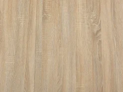 Sale Mesa de comedor extensible 6 a 12 comensales de MDF y acero - Natural y negro - KOMONI Mesa Extensible|Mesa De Comedor