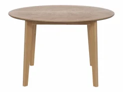 Hot Mesa de comedor extensible para 4 a 8 personas chapado de roble - Natural - MARIZEL Mesa Extensible|Mesa De Comedor
