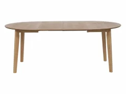 Hot Mesa de comedor extensible para 4 a 8 personas chapado de roble - Natural - MARIZEL Mesa Extensible|Mesa De Comedor