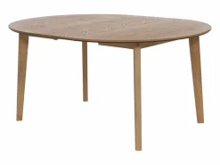 Hot Mesa de comedor extensible para 4 a 8 personas chapado de roble - Natural - MARIZEL Mesa Extensible|Mesa De Comedor