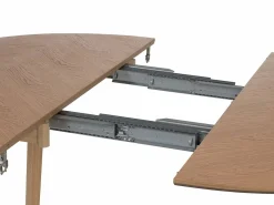 Hot Mesa de comedor extensible para 4 a 8 personas chapado de roble - Natural - MARIZEL Mesa Extensible|Mesa De Comedor