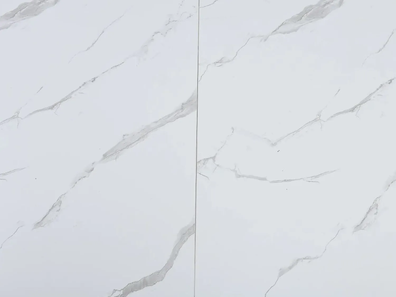 Best Vente-unique Mesa de comedor extensible para 6 a 10 personas en MDF - Efecto Mármol Blanco y Negro - KORIZEA Negro / Blanco