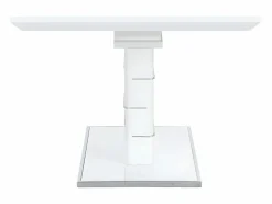 New Vente-unique Mesa de comedor extensible AMELLE para 6 a 8 cubiertos, lacada en Blanco