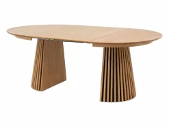 Discount Mesa de comedor extensible 4 a 8 personas de roble - Natural - CARMIZA Mesa Extensible