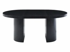Vente-unique Mesa de comedor extensible 4 a 12 personas de MDF - - SIDRINA
