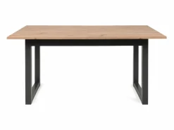 Outlet Concept-Usine Mesa de comedor extensible de madera 10 plazas KOTOR Marru00f3n