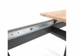 Outlet Concept-Usine Mesa de comedor extensible de madera 10 plazas KOTOR Marru00f3n