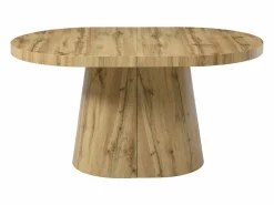 Discount Vente-unique Mesa de comedor extensible para 6 a 12 personas en MDF - Natural Claro - CLOEVA Color natural claro