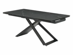 Maison Céphy Mesa de comedor extensible de cerámica y metal - - XERENA de Pascal MORABITO
