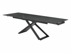 Maison Céphy Mesa de comedor extensible de cerámica y metal - - XERENA de Pascal MORABITO