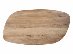 Discount Vente-unique Mesa de comedor LIVIANI 1851027 Negro / Color natural claro