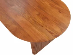 Vente-unique Mesa de comedor para 8 personas de madera de mango - Natural - BALIMELA