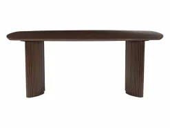 Maison Céphy Mesa de comedor para 8 personas en madera de acacia - Natural oscuro - TAMENIA de