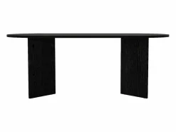 New Vente-unique Mesa de comedor para 8 personas - Color: - TOPANIA Negro