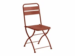 New Mesa de comedor plegable de jardín de metal mesa de 60 cm 2 sillas plegables - MIRMANDE Comedores De Jardín