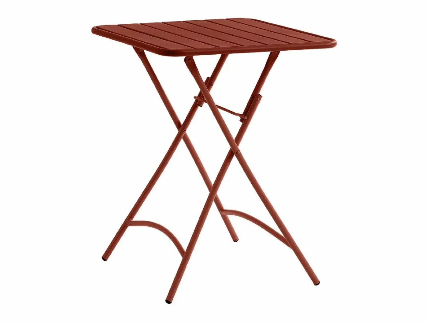 New Mesa de comedor plegable de jardín de metal mesa de 60 cm 2 sillas plegables - MIRMANDE Comedores De Jardín