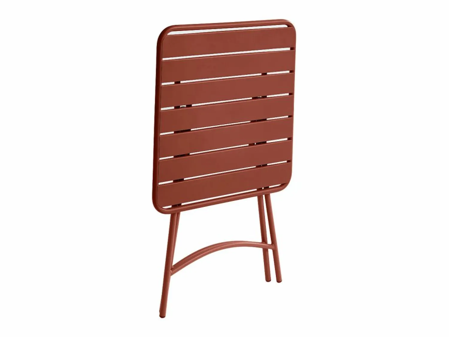 New Mesa de comedor plegable de jardín de metal mesa de 60 cm 2 sillas plegables - MIRMANDE Comedores De Jardín