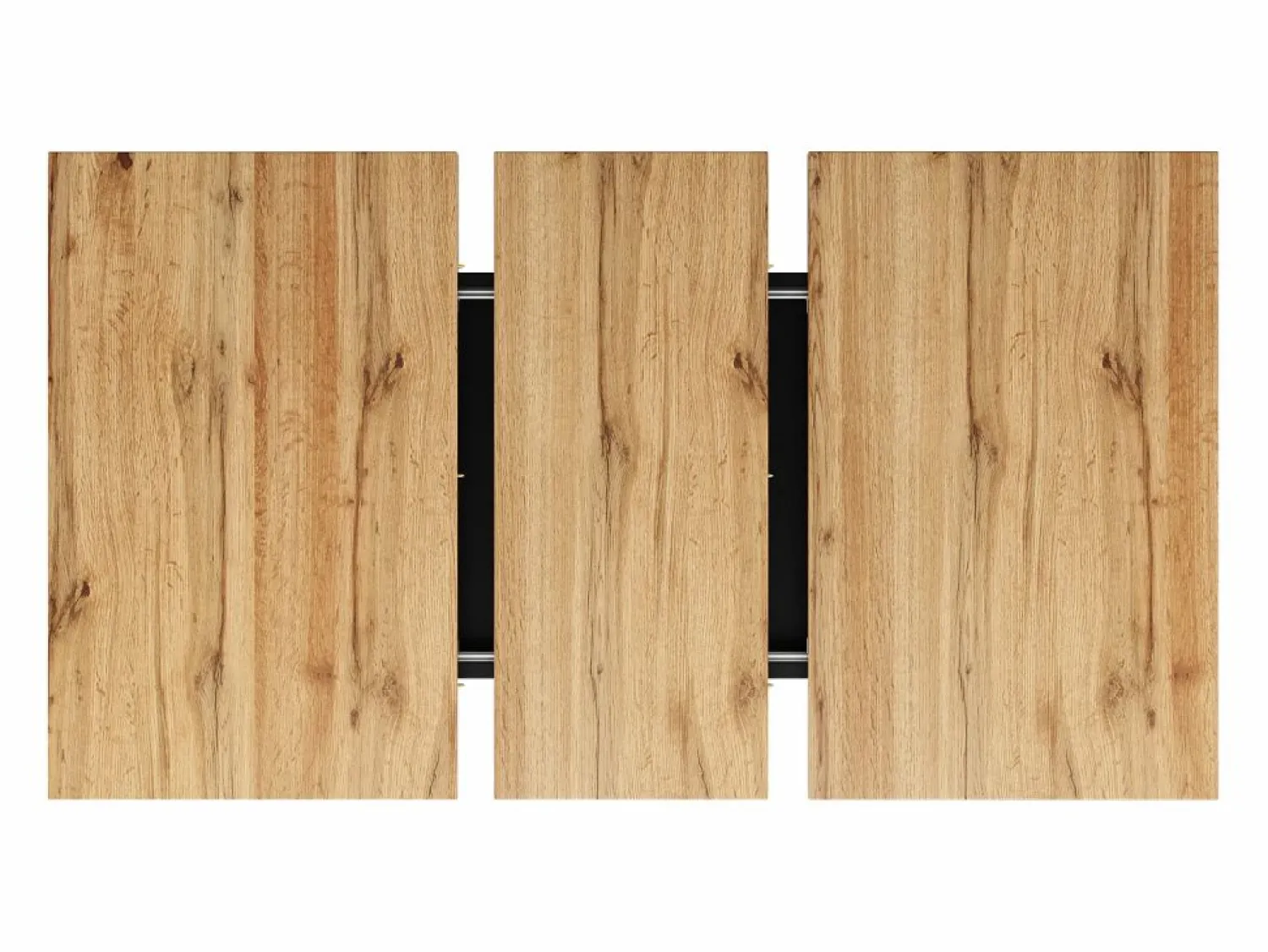 Mesa de comedor rectangular - Mesa de comedor con espacio de almacenamiento y tablero de madera - retráctil - para cocina y sala de estar