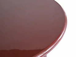 Sale Mesa de comedor redonda para 4 personas de MDF - Burdeos - LUKAVO Colección Rouge Passion|Mesa De Comedor