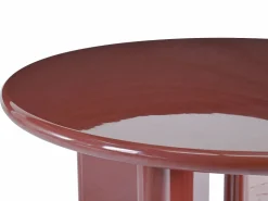 Sale Mesa de comedor redonda para 4 personas de MDF - Burdeos - LUKAVO Colección Rouge Passion|Mesa De Comedor