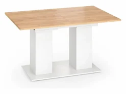 Hot Vicco Mesa de comedor roble blanco/dorado 180x90x76 dix Color natural oscuro