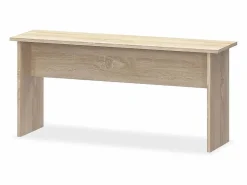 vidaxl Mesa de comedor y bancos 3 piezas madera ingeniería roble
