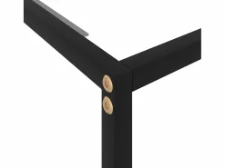 New Mesa de consola vidrio templado 100x35x75 cm Consola