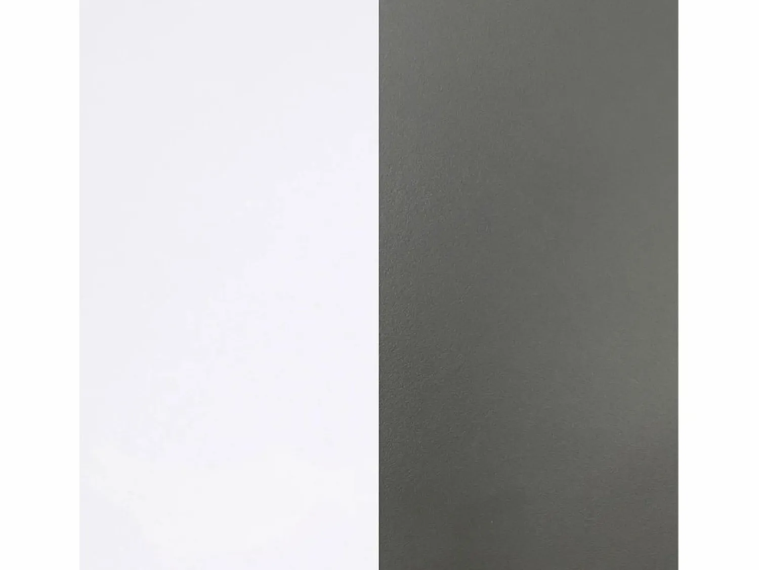 Sale Mesa de escritorio con estantería en blanco artik y antracita 120x50 cm Cosmic Blanco Artik (Blanco Mate) - Antracita Consola Escritorio
