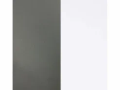 Sale Mesa de escritorio con estantería en blanco artik y antracita 120x50 cm Cosmic Blanco Artik (Blanco Mate) - Antracita Consola Escritorio