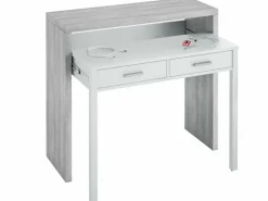 Clearance Mesa de escritorio extensible Tyrion Consola Escritorio|Consola