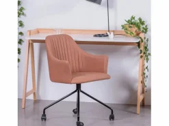 Online Mesa de escritorio minimalista en madera de roble - Pop - Escritorio Secreter