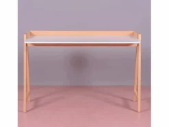 Online Mesa de escritorio minimalista en madera de roble - Pop - Escritorio Secreter