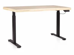 Online Mesa de estudio elevable Motion 140 Negro - Roble Mesa De Ordenador