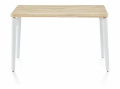duehome Mesa de estudio Padma Blanco - Roble