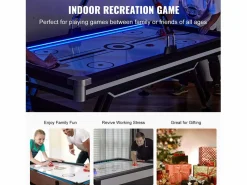 Mesa de Hockey de Aire, SucceBuy Mesa de Hockey de Aire con Marcador LED y Accesorios Incluidos