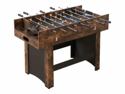 Best Mesa de Hockey de Aire SucceBuy 3 en 1 de 137 cm con Ping Pong para el Hogar y la Oficina Marru00f3n
