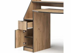 Sale Vicco Mesa de juego roble dorado 123.2x45x90 joel Color natural oscuro