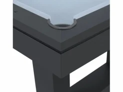Hot Mesa de juegos multijugador 3 en 1 billar y ping-pong de madera negra DENVER Billar