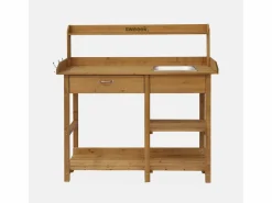 Sweeek Mesa de madera para macetas madera