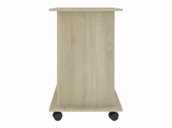 Discount Mesa de ordenador madera contrachapada color roble 80x50x75 cm Mesa De Ordenador
