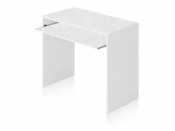 Outlet Mesa de ordenador Smile Blanco Artik (Blanco Mate) Consola Escritorio