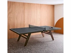 Sweeek Mesa de ping pong interior deluxe con 2 raquetas y 3 pelotas, 273.5cm