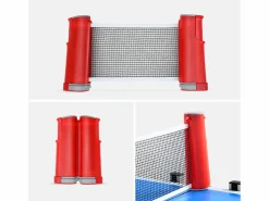 Sale Sweeek Mesa de ping pong para interior con 2 raquetas y 3 pelotas, 274cm + Azul