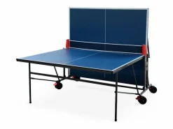 Sale Sweeek Mesa de ping pong para interior con 2 raquetas y 3 pelotas, 274cm + Azul
