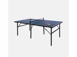Discount Mesa de ping pong plegable para exterior con 2 raquetas y 3 pelotas, Ping Pong