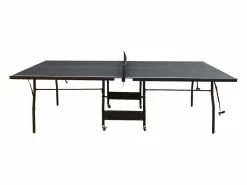 Hot Mesa de ping-pong plegable con ruedas para interior gris, L274 x P152.5 x Alt. 76 cm, GARRY Ping Pong
