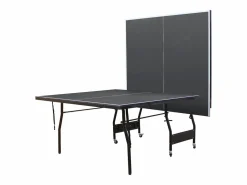 Hot Mesa de ping-pong plegable con ruedas para interior gris, L274 x P152.5 x Alt. 76 cm, GARRY Ping Pong